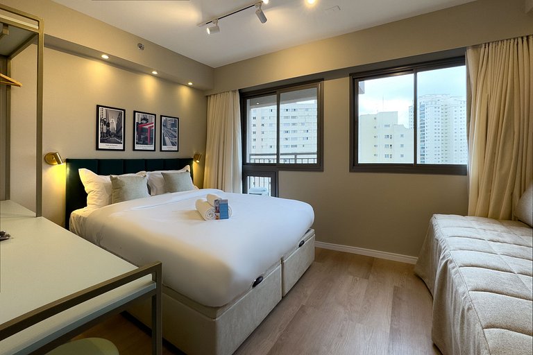 Studio in Brooklin nahe US-Konsulat, bis 4