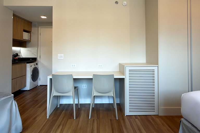 Estudio en Wyndham Berrini + Cochera – 4 Pers.