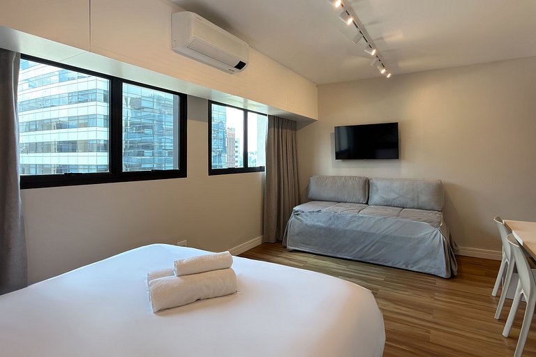 Estudio en Wyndham Berrini + Cochera – 4 Pers.