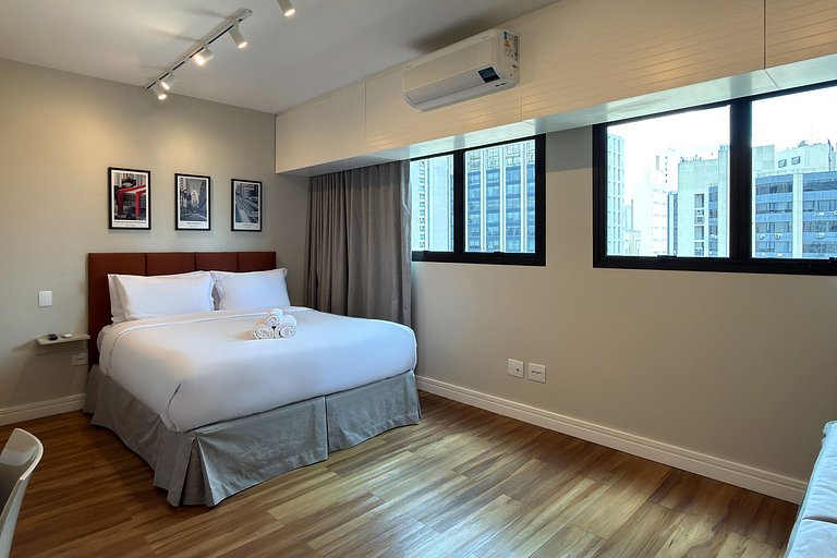 Studio im Wyndham Berrini + Parkplatz – 4 Pers.