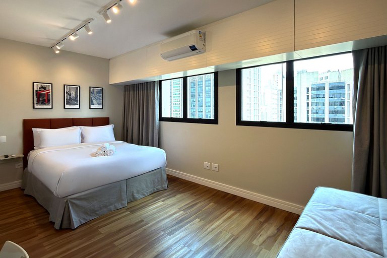 Studio im Wyndham Berrini + Parkplatz – 4 Pers.