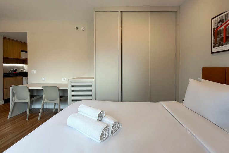 Studio im Wyndham Berrini + Parkplatz – 4 Pers.