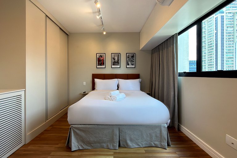 Studio im Wyndham Berrini + Parkplatz – 4 Pers.