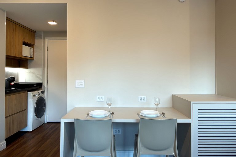 Estudio en Wyndham Berrini + Cochera – 4 Pers.