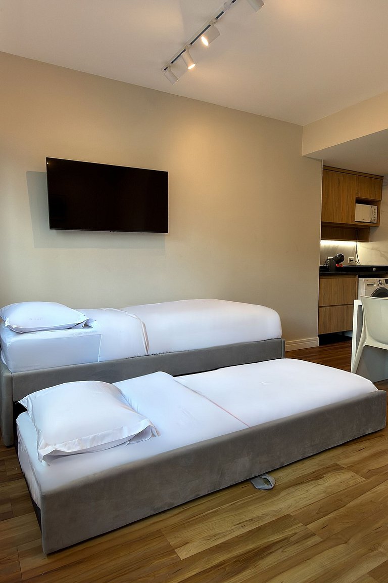 Studio im Wyndham Berrini + Parkplatz – 4 Pers.