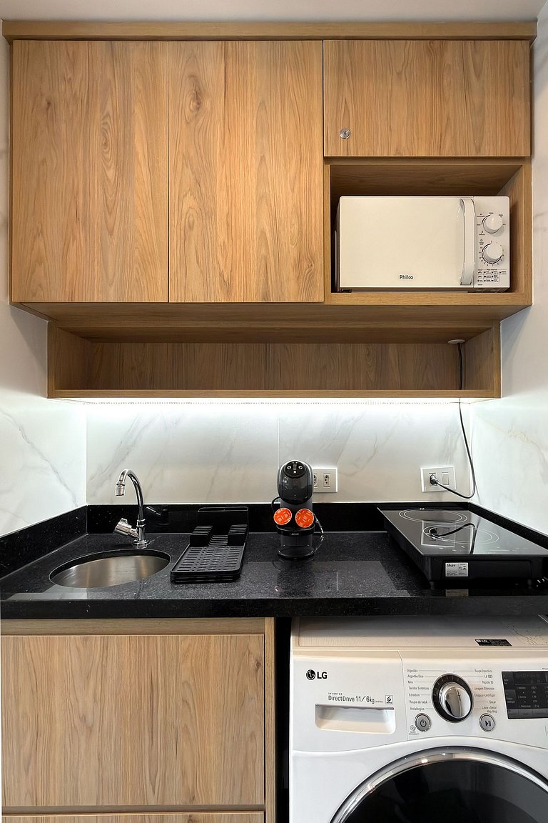 Estudio en Wyndham Berrini + Cochera – 4 Pers.