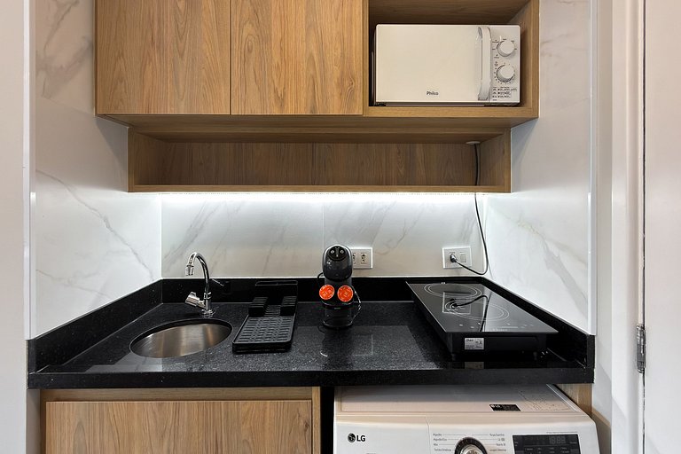 Estudio en Wyndham Berrini + Cochera – 4 Pers.