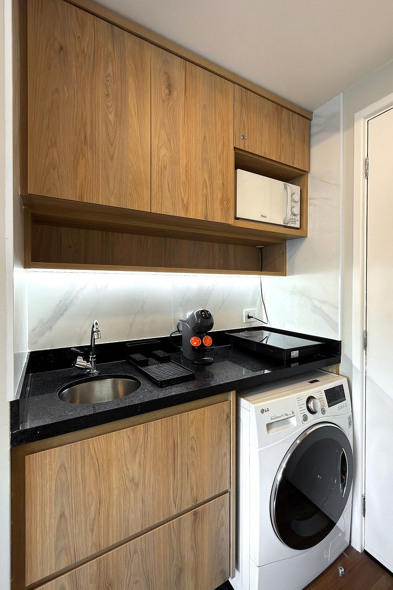 Estudio en Wyndham Berrini + Cochera – 4 Pers.