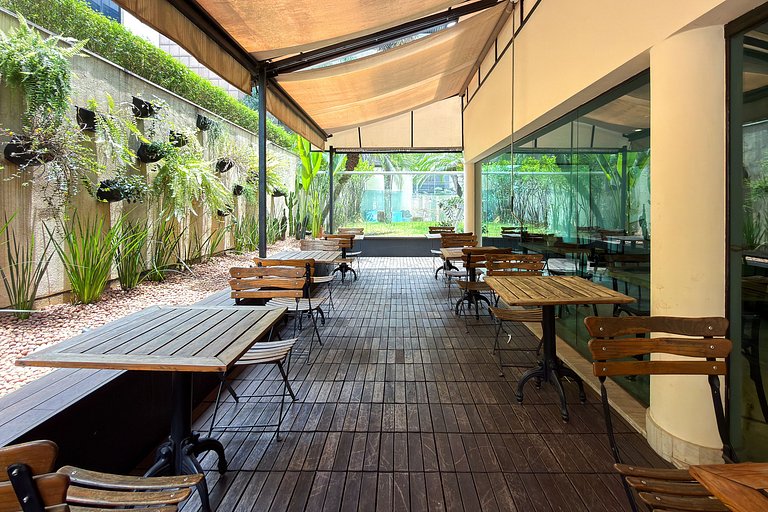 Estudio en Wyndham Berrini + Cochera – 4 Pers.