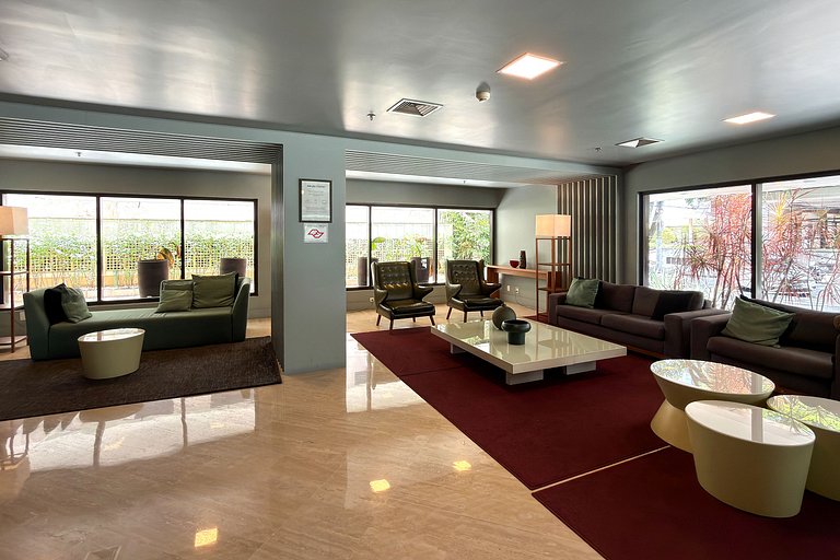 Estudio en Wyndham Berrini + Cochera – 4 Pers.