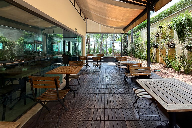 Estudio en Wyndham Berrini + Cochera – 4 Pers.