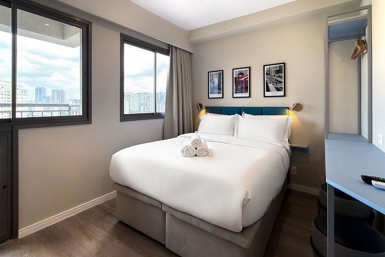 Estúdio Brooklin perto Consulado até 4 pessoas